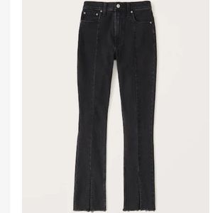 High rise black skinny jeans - Abercrombie size 28/6